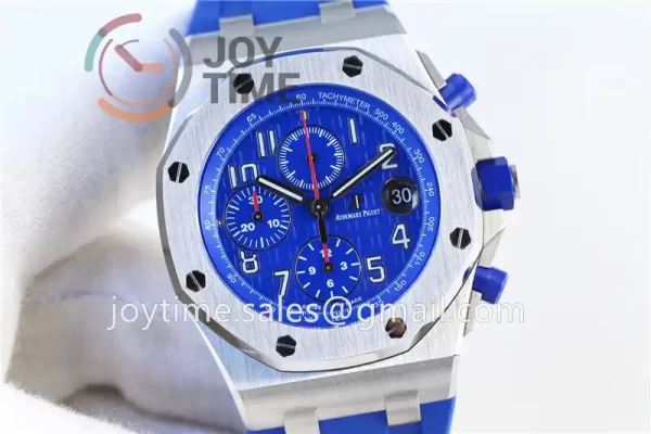 Audemars Piguet Royal Oak Offshore 42mm 1:1 Best Edition SS Rubber Strap A3126