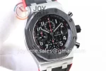 Audemars Piguet Royal Oak Offshore 42mm 1:1 Best Edition SS Ceramic Bezel Rubber Strap A3126