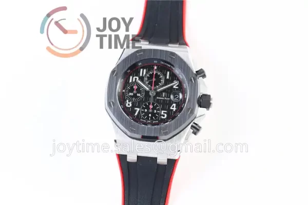 Audemars Piguet Royal Oak Offshore 42mm 1:1 Best Edition SS Ceramic Bezel Rubber Strap A3126