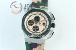 Audemars Piguet Royal Oak Offshore ‘Combat’ 44mm 1:1 Best Edition SS Ceramic Bezel Rubber Strap A3126