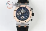 Audemars Piguet Royal Oak Offshore 42mm 1:1 Best Edition SS RG Bezel Leather Strap A3126