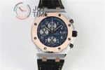 Audemars Piguet Royal Oak Offshore 42mm 1:1 Best Edition SS RG Bezel Leather Strap A3126