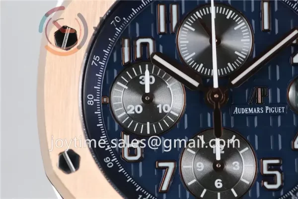 Audemars Piguet Royal Oak Offshore 42mm 1:1 Best Edition SS RG Bezel Leather Strap A3126