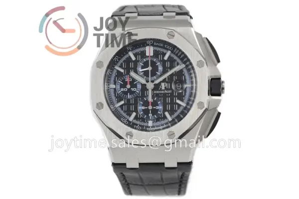 Audemars Piguet Royal Oak Offshore 44mm 1:1 Best Edition SS Leather Strap A3126