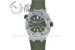 Audemars Piguet Royal Oak Offshore Diver 15710 1:1 Best Edition SS 42mm Rubber Strap A3120