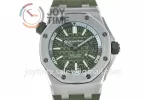 Audemars Piguet Royal Oak Offshore Diver 15710 1:1 Best Edition SS 42mm Rubber Strap A3120