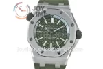 Audemars Piguet Royal Oak Offshore Diver 15710 1:1 Best Edition SS 42mm Rubber Strap A3120