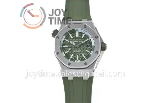 Audemars Piguet Royal Oak Offshore Diver 15710 1:1 Best Edition SS 42mm Rubber Strap A3120