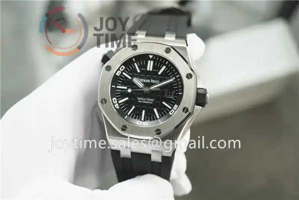 Audemars Piguet Royal Oak Offshore Diver 15710 ZF 1:1 Best Edition SS 42mm Rubber Strap A3120