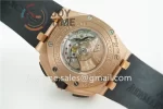 Audemars Piguet Royal Oak Offshore 44mm 1:1 Best Edition RG Ceramic Bezel Rubber Strap A3126