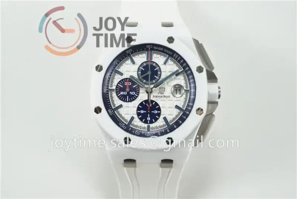 Audemars Piguet Royal Oak Offshore 44mm 1:1 Best Edition Ceramic Rubber Strap A3126