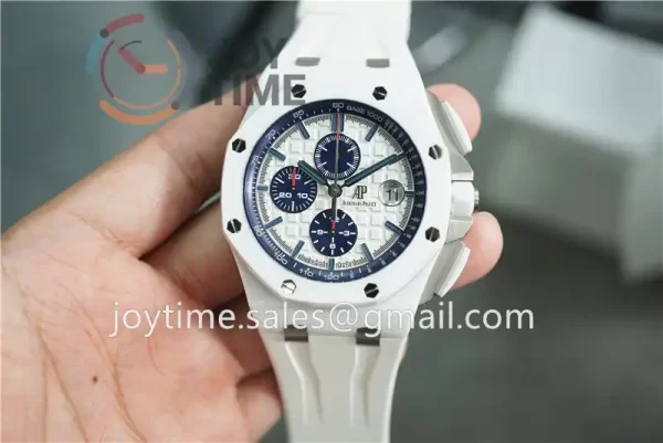 Audemars Piguet Royal Oak Offshore 44mm 1:1 Best Edition Ceramic Rubber Strap A3126