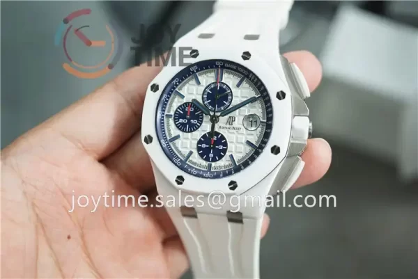 Audemars Piguet Royal Oak Offshore 44mm 1:1 Best Edition Ceramic Rubber Strap A3126