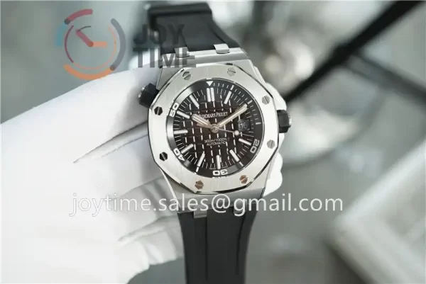 Audemars Piguet Royal Oak Offshore Diver 15710 JF 1:1 Best Edition SS 42mm Rubber Strap A3120