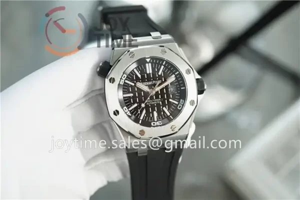 Audemars Piguet Royal Oak Offshore Diver 15710 JF 1:1 Best Edition SS 42mm Rubber Strap A3120