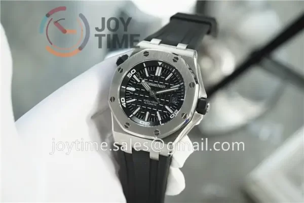 Audemars Piguet Royal Oak Offshore Diver 15710 JF 1:1 Best Edition SS 42mm Rubber Strap A3120