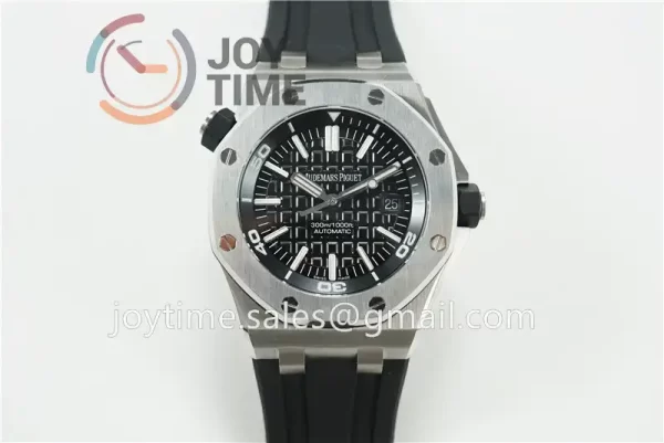 Audemars Piguet Royal Oak Offshore Diver 15703 JF 1:1 Best Edition SS 42mm Rubber Strap A3120