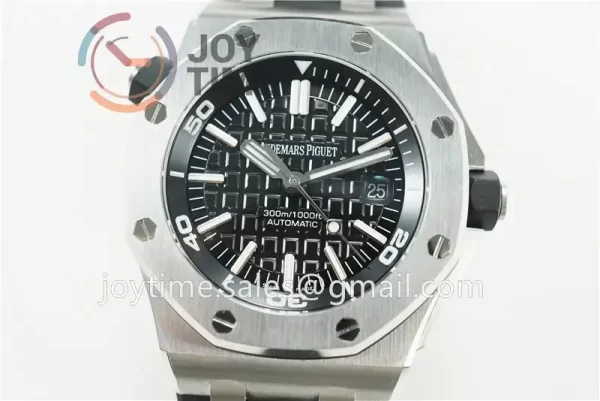 Audemars Piguet Royal Oak Offshore Diver 15703 JF 1:1 Best Edition SS 42mm Rubber Strap A3120