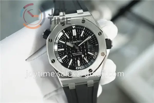 Audemars Piguet Royal Oak Offshore Diver 15703 JF 1:1 Best Edition SS 42mm Rubber Strap A3120