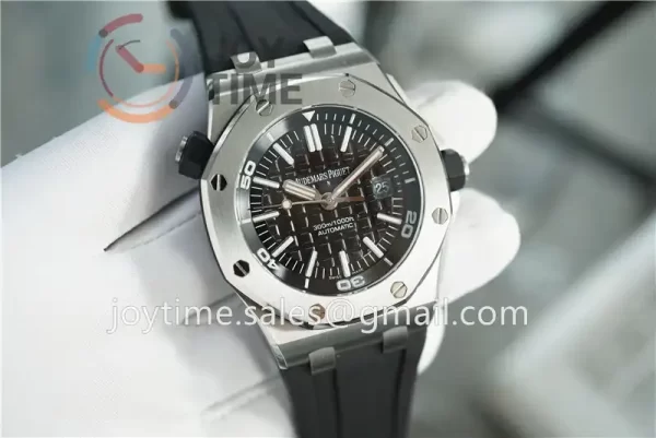 Audemars Piguet Royal Oak Offshore Diver 15703 JF 1:1 Best Edition SS 42mm Rubber Strap A3120