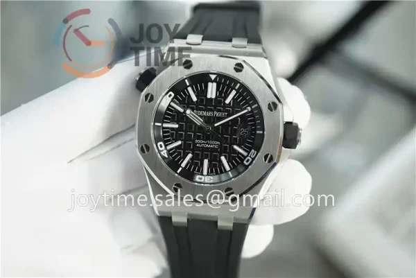 Audemars Piguet Royal Oak Offshore Diver 15703 JF 1:1 Best Edition SS 42mm Rubber Strap A3120