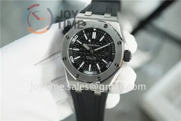 Audemars Piguet Royal Oak Offshore Diver 15703 JF 1:1 Best Edition SS 42mm Rubber Strap A3120