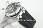 Audemars Piguet Royal Oak Offshore Diver 15703 JF 1:1 Best Edition SS 42mm Rubber Strap A3120