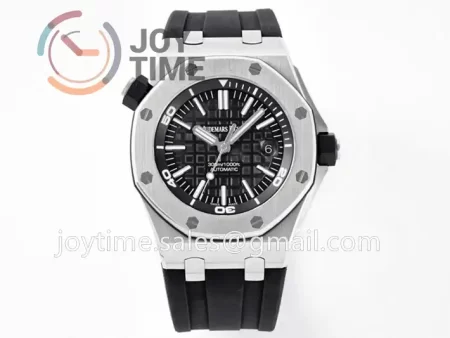 Audemars Piguet Royal Oak Offshore Diver 15703 ZF 1:1 Best Edition SS 42mm Rubber Strap A3120