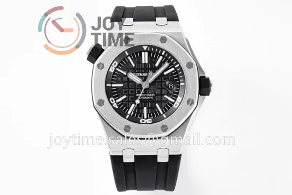 Audemars Piguet Royal Oak Offshore Diver 15703 ZF 1:1 Best Edition SS 42mm Rubber Strap A3120