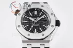 Audemars Piguet Royal Oak Offshore Diver 15703 ZF 1:1 Best Edition SS 42mm Rubber Strap A3120