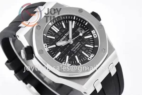 Audemars Piguet Royal Oak Offshore Diver 15703 ZF 1:1 Best Edition SS 42mm Rubber Strap A3120