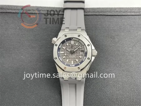 Audemars Piguet Royal Oak Offshore Diver 15720 IPF 1:1 Best Edition SS 42mm Rubber Strap A4308