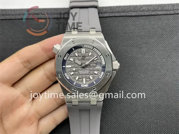 Audemars Piguet Royal Oak Offshore Diver 15720 IPF 1:1 Best Edition SS 42mm Rubber Strap A4308