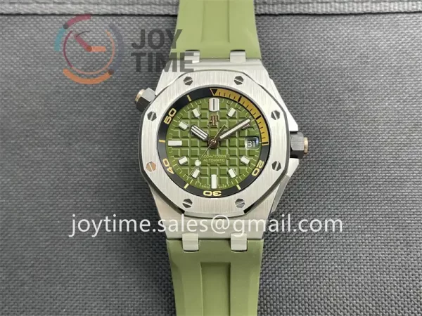 Audemars Piguet Royal Oak Offshore Diver 15720 IPF 1:1 Best Edition SS 42mm Rubber Strap A4308