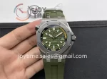 Audemars Piguet Royal Oak Offshore Diver 15720 IPF 1:1 Best Edition SS 42mm Rubber Strap A4308