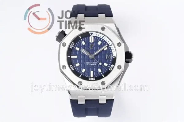 Audemars Piguet Royal Oak Offshore Diver 15720 ZF 1:1 Best Edition SS 42mm Rubber Strap A4308