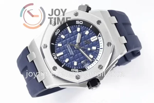 Audemars Piguet Royal Oak Offshore Diver 15720 ZF 1:1 Best Edition SS 42mm Rubber Strap A4308