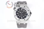 Audemars Piguet Royal Oak Offshore Diver 15720 ZF 1:1 Best Edition SS 42mm Rubber Strap A4308