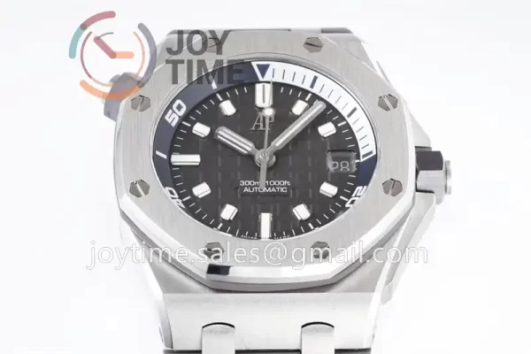 Audemars Piguet Royal Oak Offshore Diver 15720 ZF 1:1 Best Edition SS 42mm Rubber Strap A4308