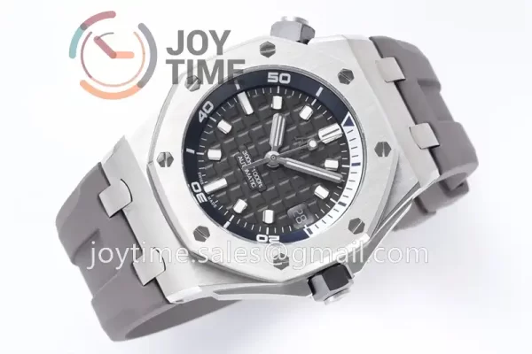 Audemars Piguet Royal Oak Offshore Diver 15720 ZF 1:1 Best Edition SS 42mm Rubber Strap A4308