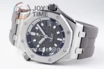 Audemars Piguet Royal Oak Offshore Diver 15720 ZF 1:1 Best Edition SS 42mm Rubber Strap A4308