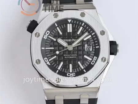 Audemars Piguet Royal Oak Offshore Diver 15703 GF 1:1 Best Edition SS 42mm Rubber Strap A2824