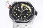 Audemars Piguet Royal Oak Offshore Diver 15720 ZF 1:1 Best Edition SS 42mm Ceramic Bezel Rubber Strap A4308