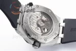 Audemars Piguet Royal Oak Offshore Diver 15720 ZF 1:1 Best Edition SS 42mm Ceramic Bezel Rubber Strap A4308