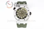 Audemars Piguet Royal Oak Offshore Diver 15720 ZF 1:1 Best Edition SS 42mm Rubber Strap A4308