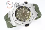 Audemars Piguet Royal Oak Offshore Diver 15720 ZF 1:1 Best Edition SS 42mm Rubber Strap A4308