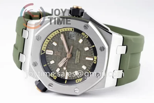 Audemars Piguet Royal Oak Offshore Diver 15720 ZF 1:1 Best Edition SS 42mm Rubber Strap A4308