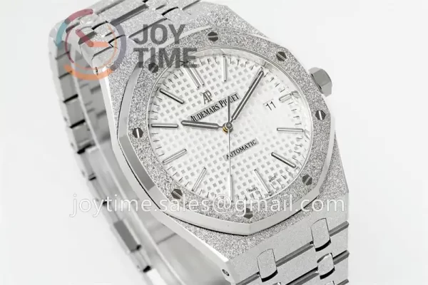 Audemars Piguet Royal Oak 15410 Frosted 41mm APS 1:1 Best Edition SS Case SS Bracelet Super Clone A3120