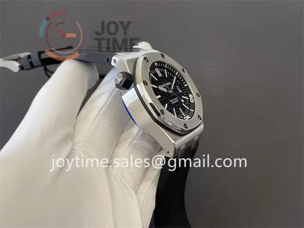 Audemars Piguet Royal Oak Offshore Diver 15703 ZF 1:1 Best Edition SS 42mm Rubber Strap Super Clone A3120