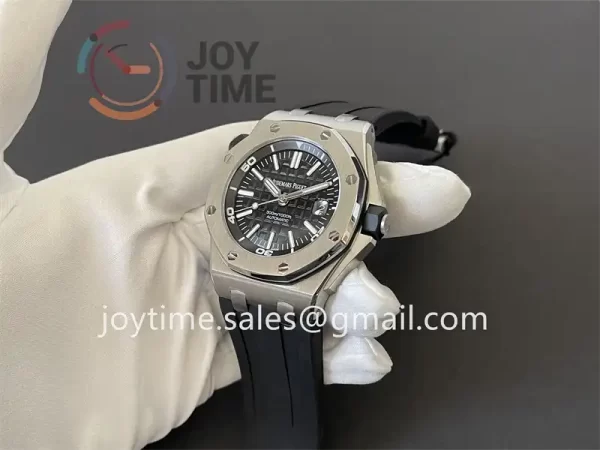 Audemars Piguet Royal Oak Offshore Diver 15703 ZF 1:1 Best Edition SS 42mm Rubber Strap Super Clone A3120